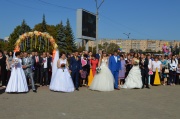 В Железногорске в День города чествовали новобрачных