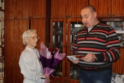 Д.В. Котов поздравил труженицу тыла с 95-летием