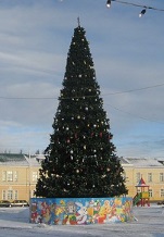 В Железногорске установят современную главную елку