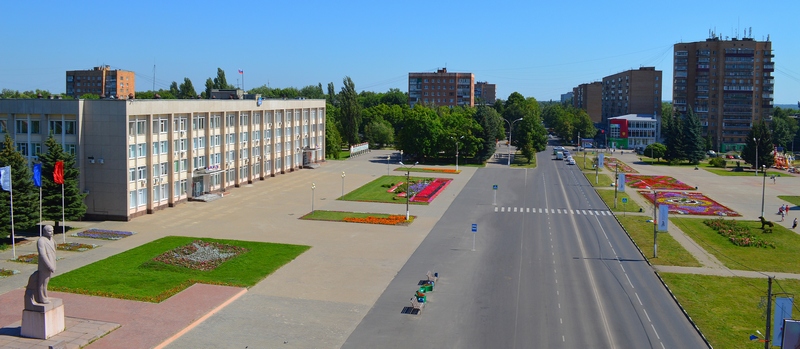 Центральная площадь города Железногорска